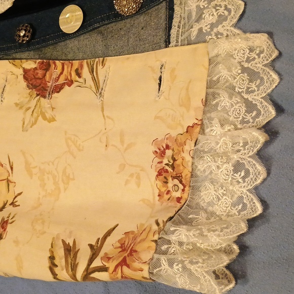 TAYLOR G WESTERN VEST Womens Jean vest new - Picture 4 of 6